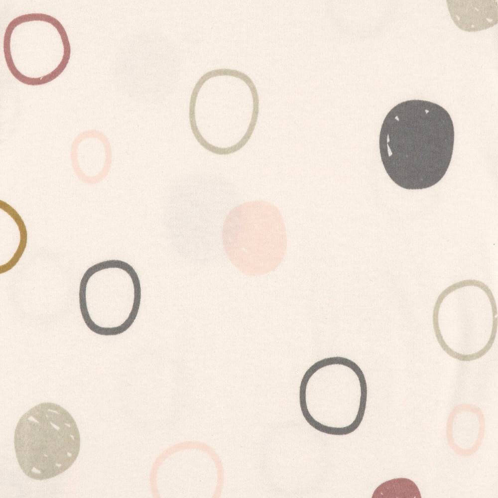 Lässig Baby Langarmshirts - Bio Baumwolle, Circles, Weiß Clearance-Verkauf