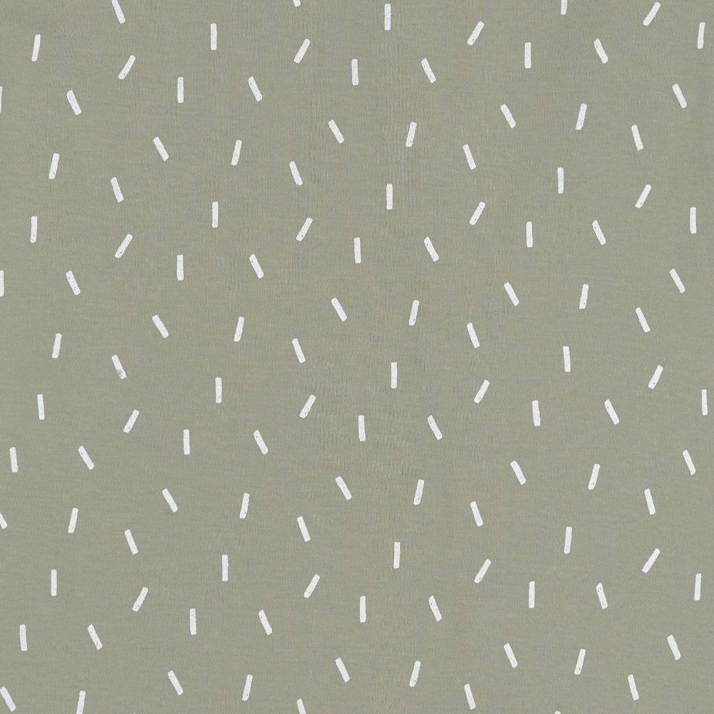 Lässig Baby Schlafanzug mit Füßen - Bio Baumwolle, Speckles, Grün Outlet