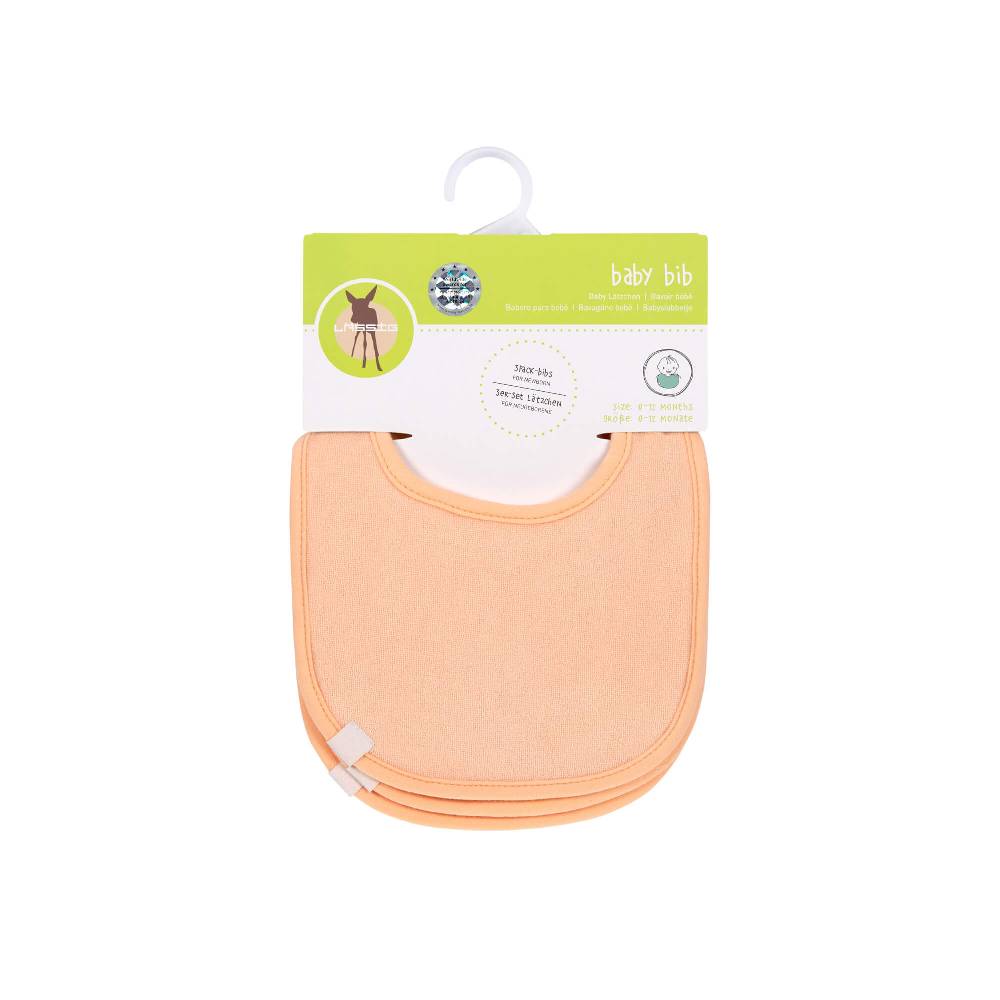 Lässig Lätzchen Neugeborene - Bibs Newborn, Little Spookies Peach im Angebot