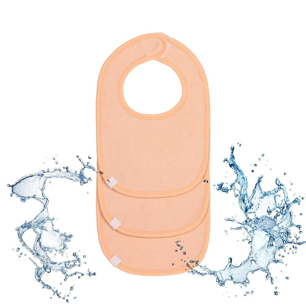 Lässig Lätzchen Neugeborene - Bibs Newborn, Little Spookies Peach im Angebot