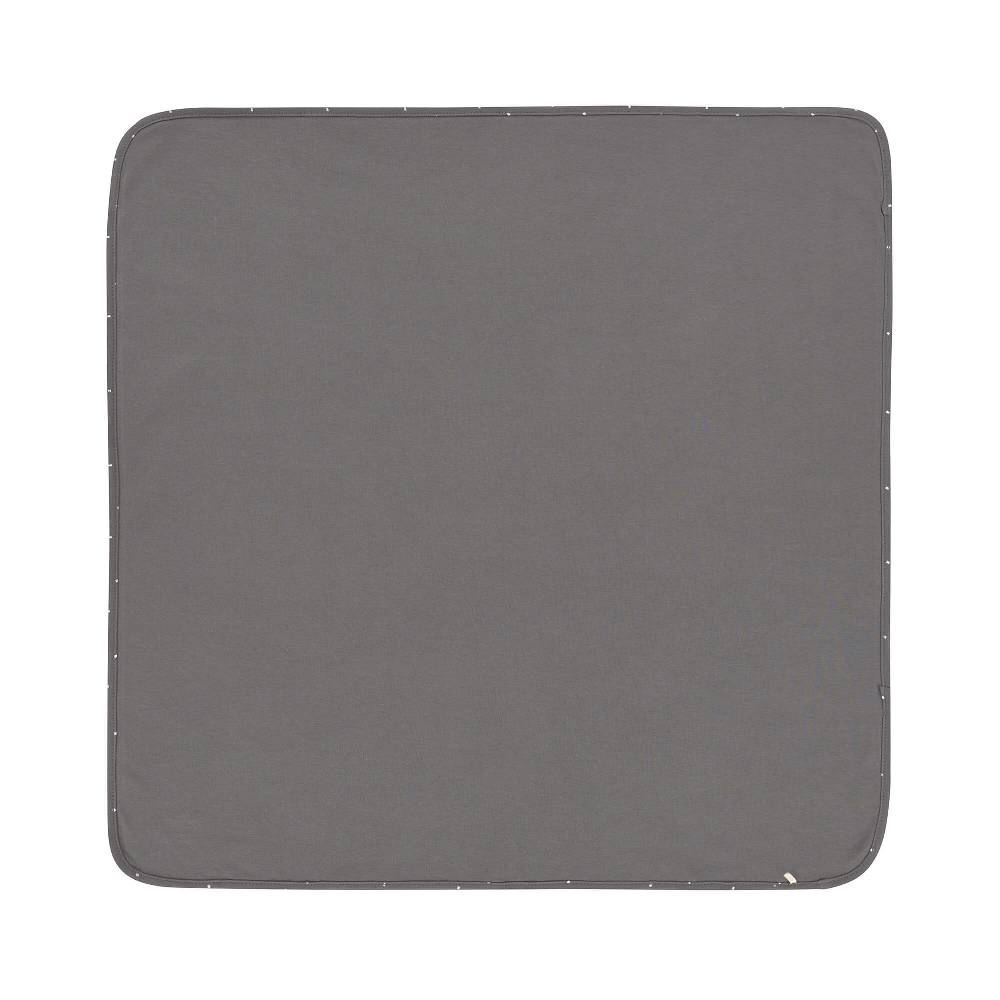 Lässig Babydecke - Bio Baumwolle, Spots Anthracite Sonderangebot