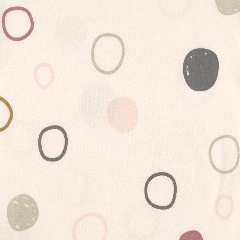 Lässig Baby Schlafanzug - Bio Baumwolle, Circles, Weiß Online Shopping