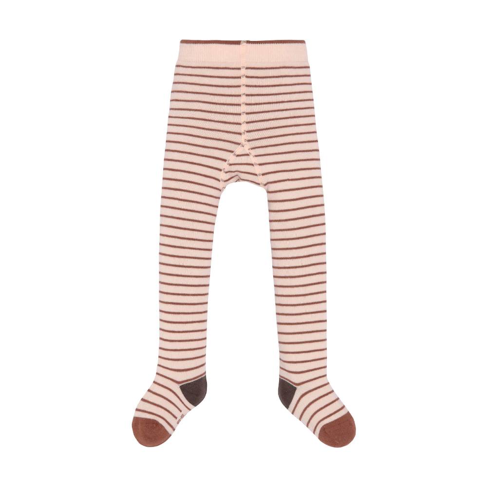 Lässig Strumpfhose - Tights GOTS, Tiny Farmer, Striped Orange Beige Preisnachlass