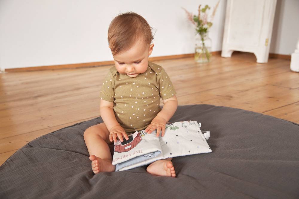 Lässig Baby Wickelbody kurzarm - Bio Baumwolle, Punkte, Gelb Muttertagsangebot
