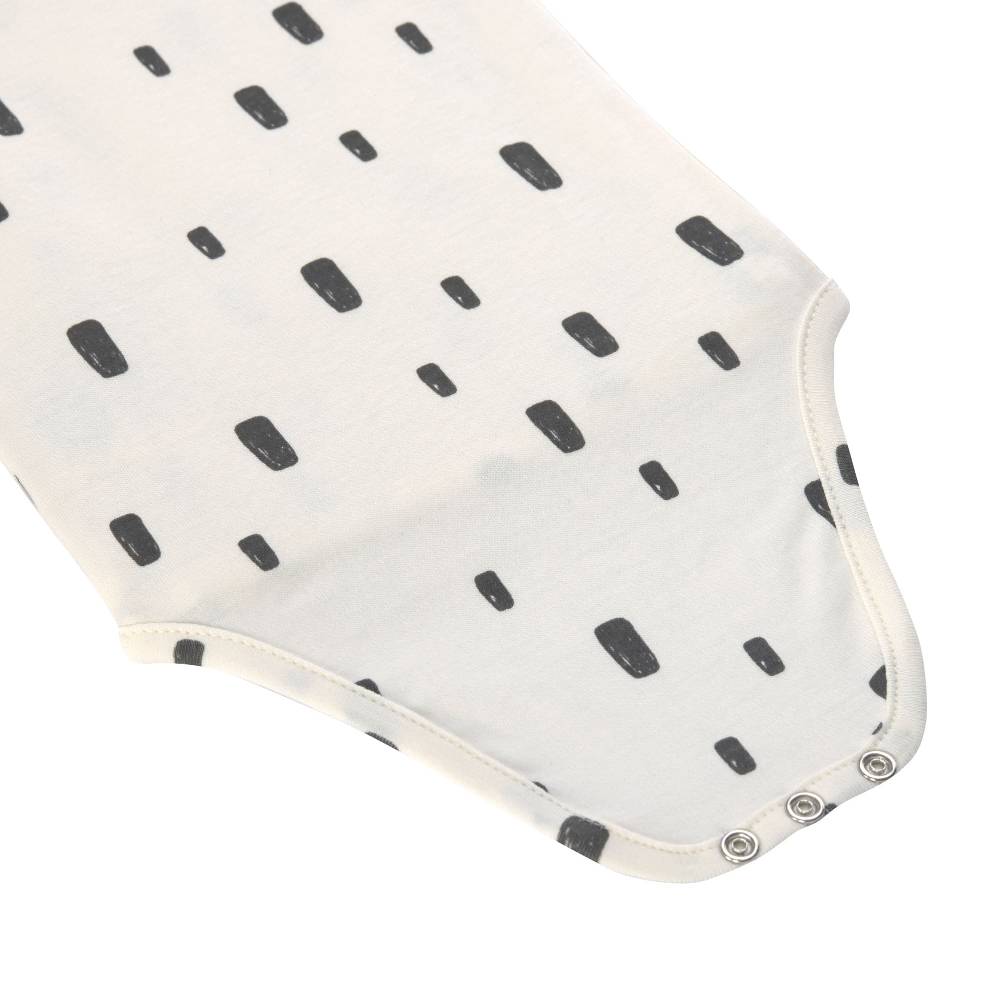 Lässig Baby Wickelbody langarm - Bio Baumwolle, Rechtecke, Weiß Zeitlich begrenztes Angebot