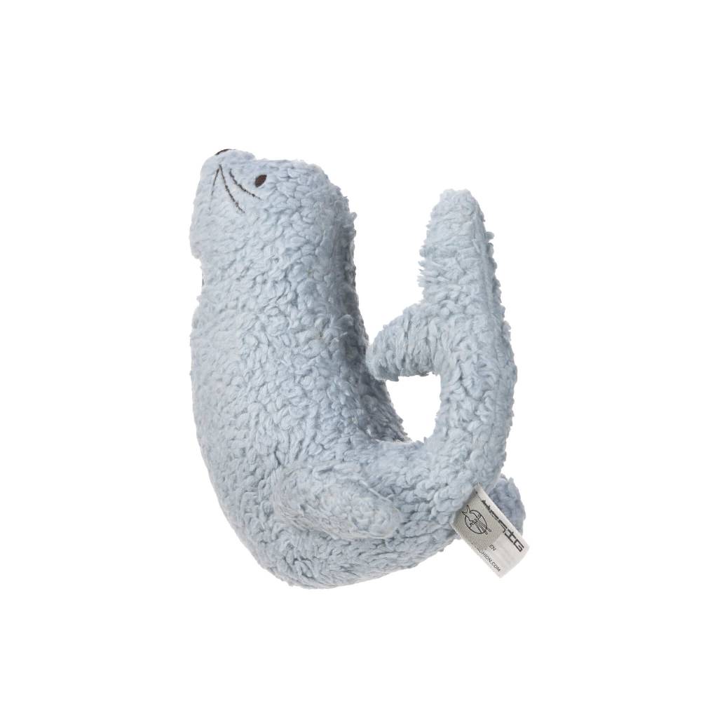 Lässig Kuscheltier mit Rassel & Knisterpapier - Knitted Toy, More Magic Seal Exklusive Angebote