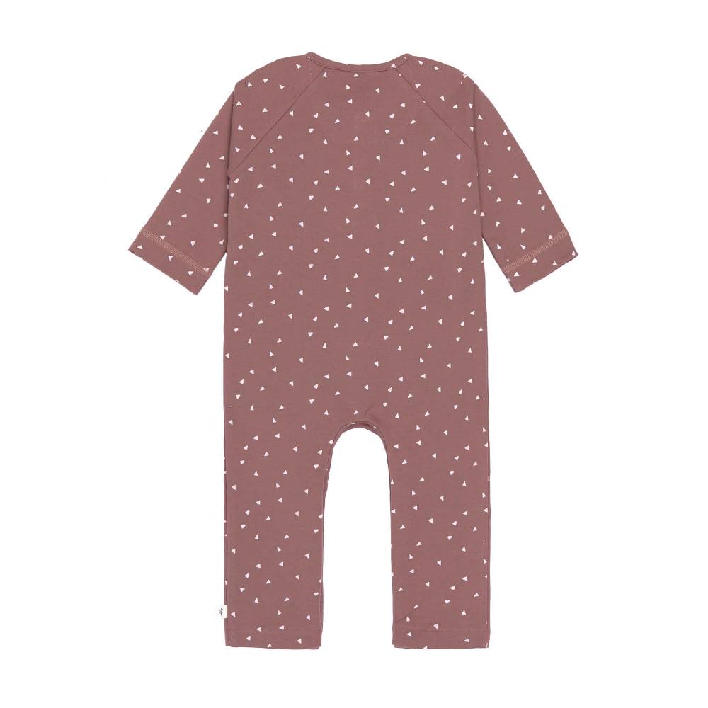 Lässig Strampler, Baby Overall - Bio Baumwolle, Triangle Cinnamon Kauf eins, bekomm eins gratis