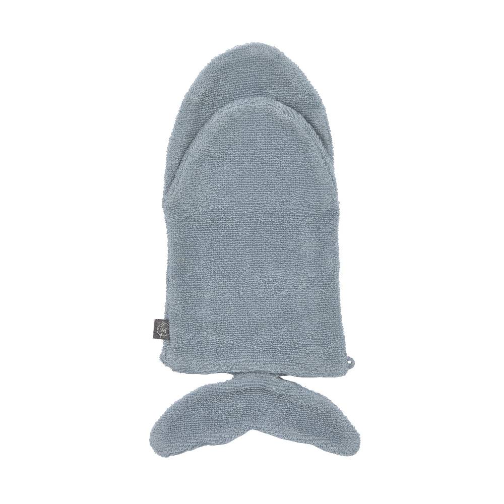 Lässig Spiel-Waschhandschuh GOTS, Wal Blau VIP-Rabatte