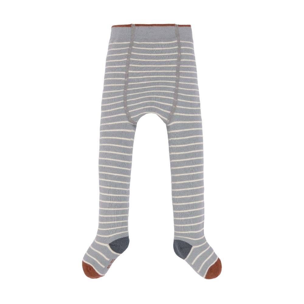 Lässig Strumpfhose - Tights GOTS, Tiny Farmer, Striped Orange Grey White Bis zu 50% Rabatt