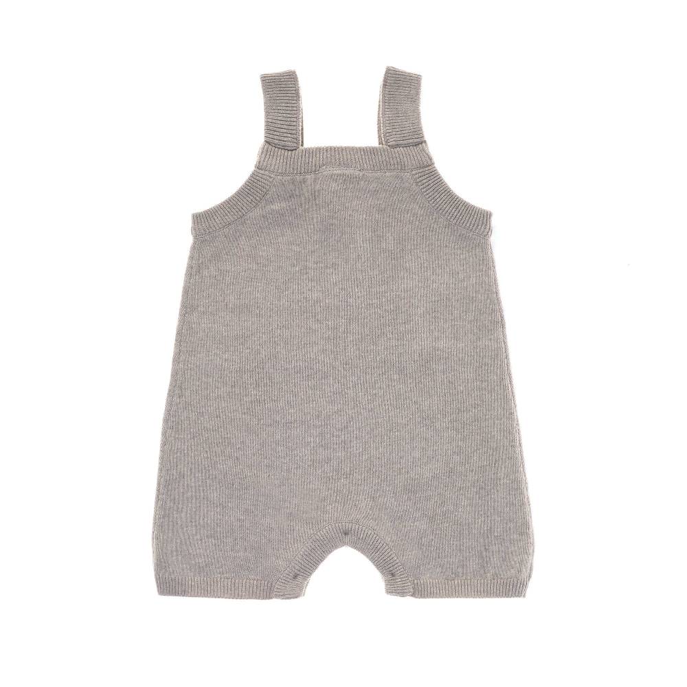 Lässig Baby Strampler - gestrickter Jumpsuit, Grau zollfrei