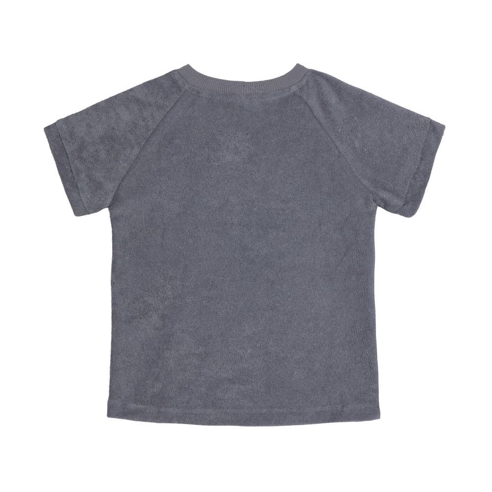Lässig Frottee T-Shirt Kinder, Anthrazit Rabatte dieses Monats