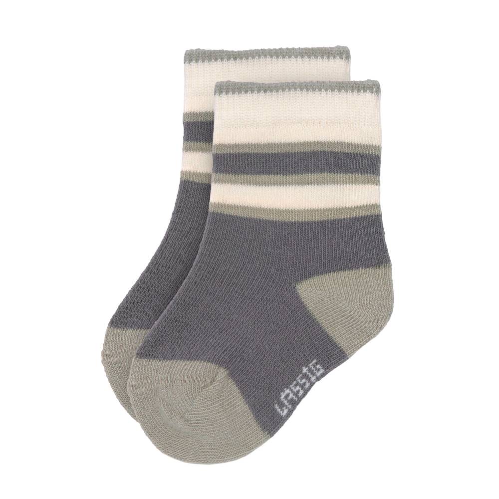 Lässig Kinder Socken (3er-Set), Anthrazit Oliv Outlet