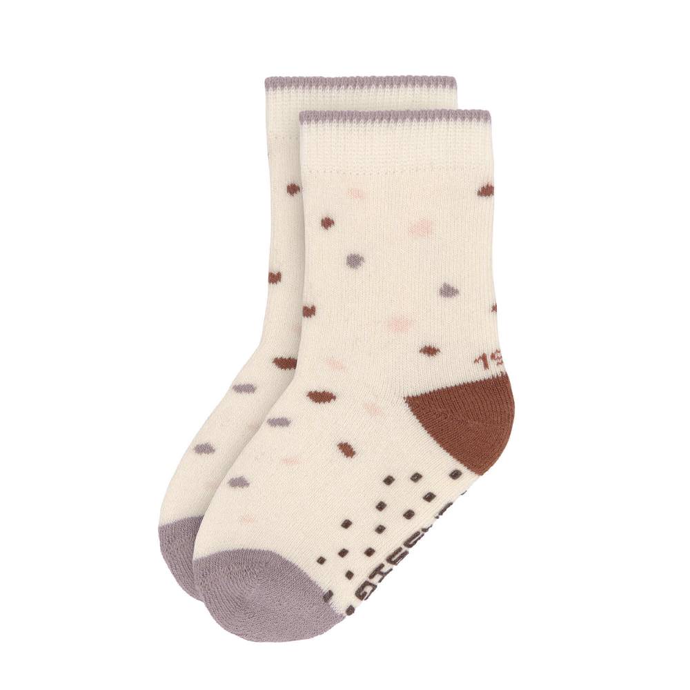 Lässig Kinder Antirutsch-Socken (2er-Set), Tiny Farmer Lila Fabrikverkauf
