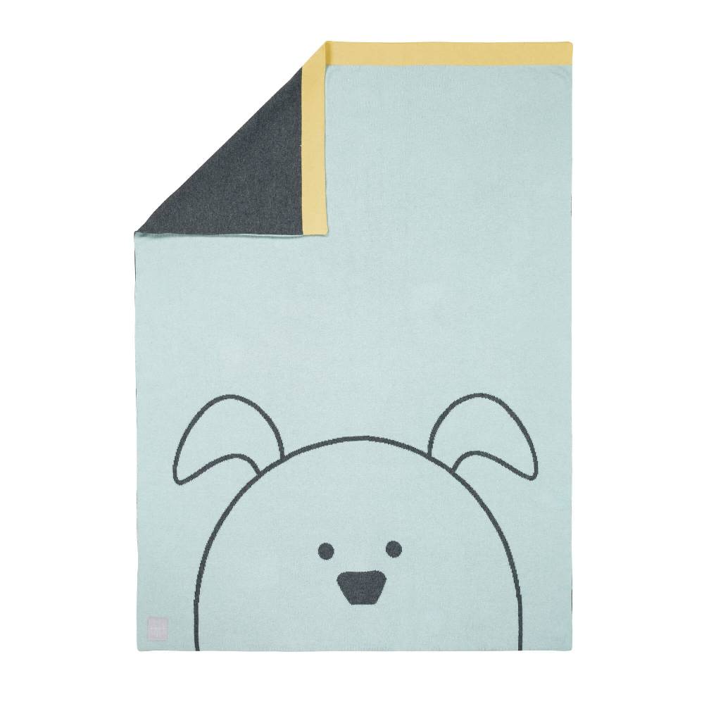 Lässig Babydecke - Bio Baumwolle, Hund