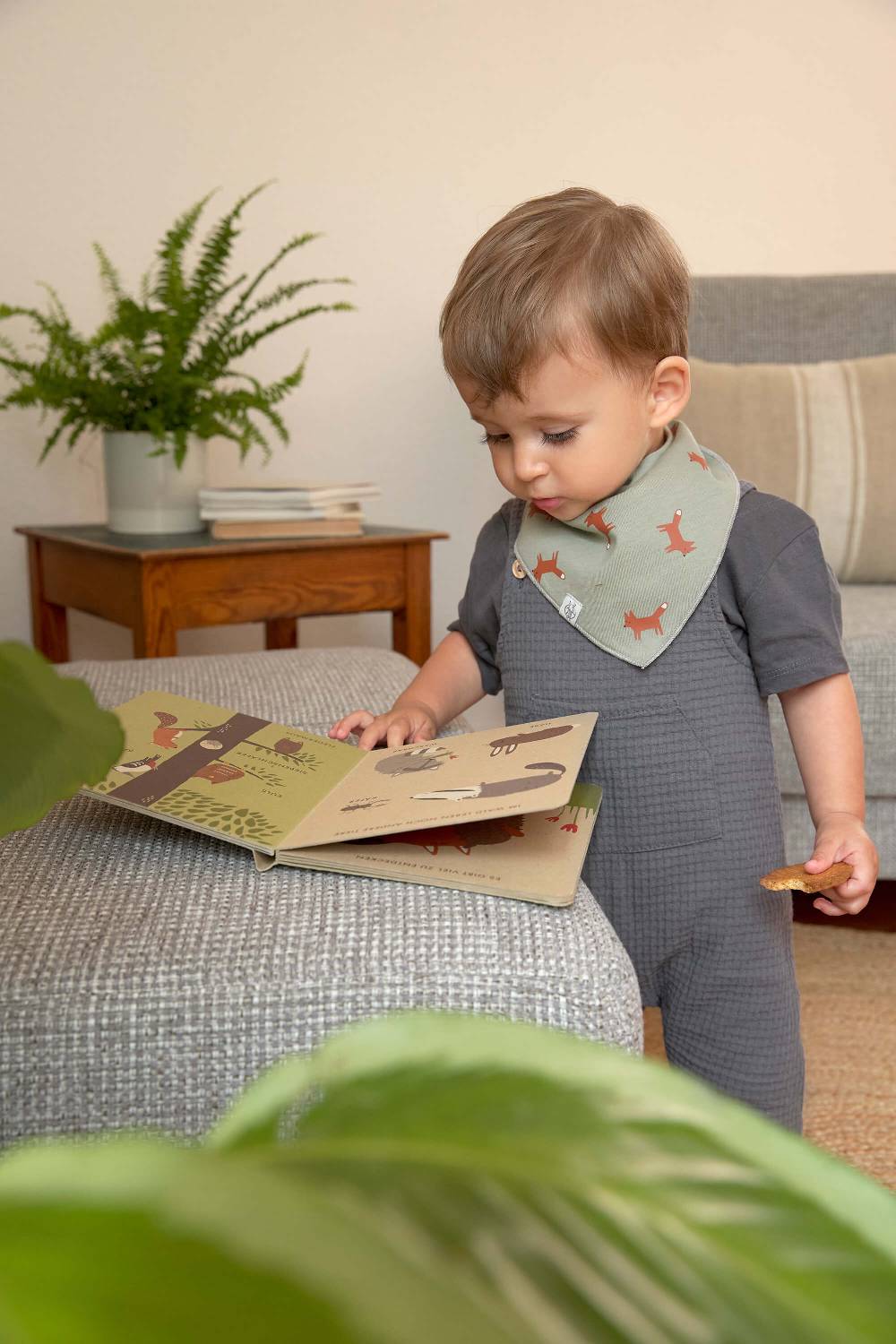 Lässig Dreieckstuch Baby (2 Stk) - Bandana, Little Forest Fuchs Osterangebot