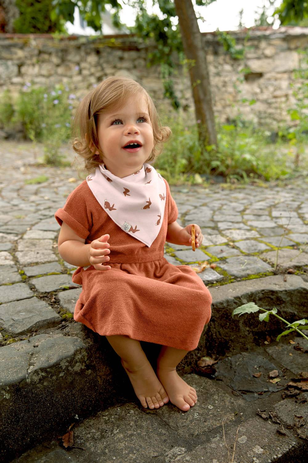 Lässig Dreieckstuch Baby (2 Stk) - Bandana, Little Forest Hase Muttertagsangebot