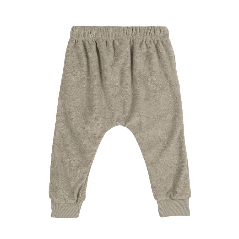 Lässig Frottee Hose Kinder, Oliv Lagerräumung