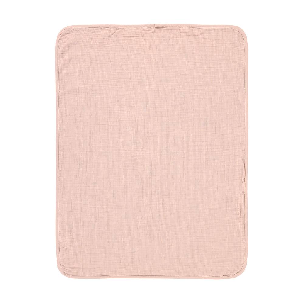 Lässig Babydecke - Bio Baumwolle, Powder Pink, Rosa Online Outlet