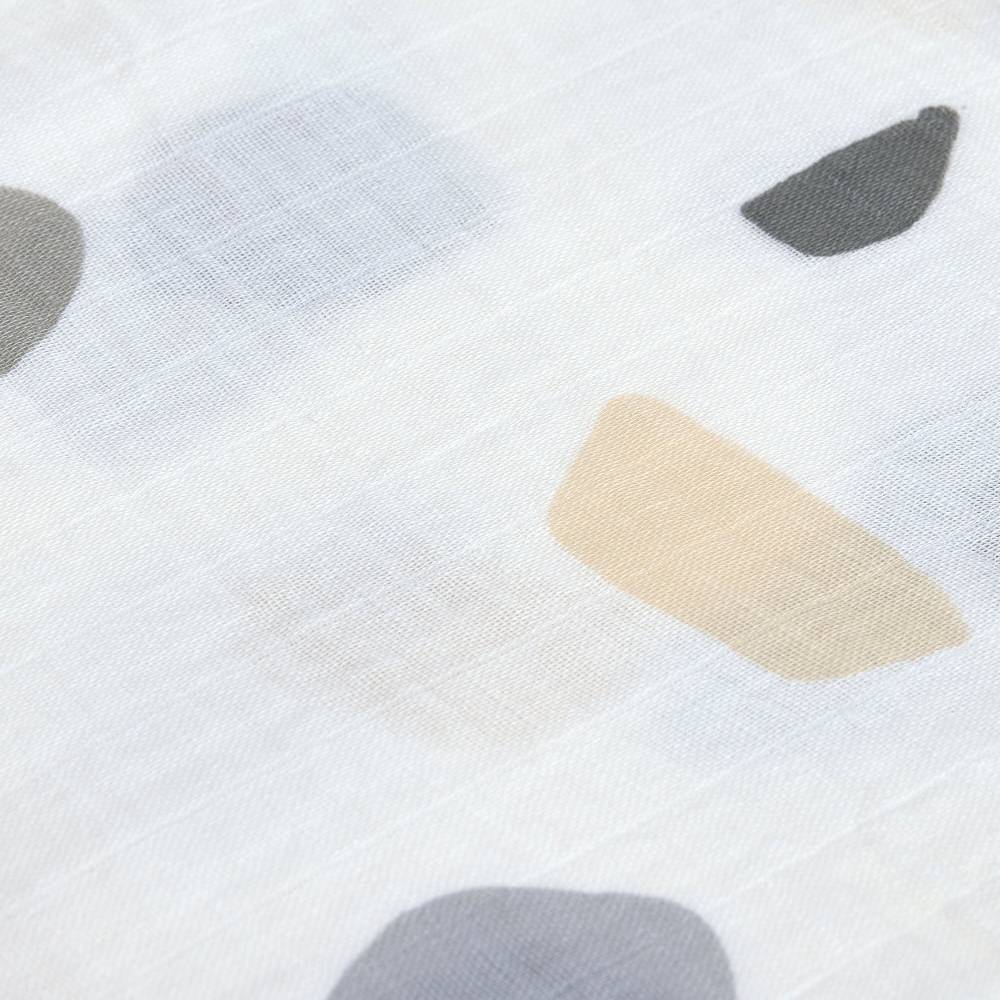 Lässig Mulltücher 3er Set 85 x 85 cm - Regenbogen, Hellblau Blitzangebot