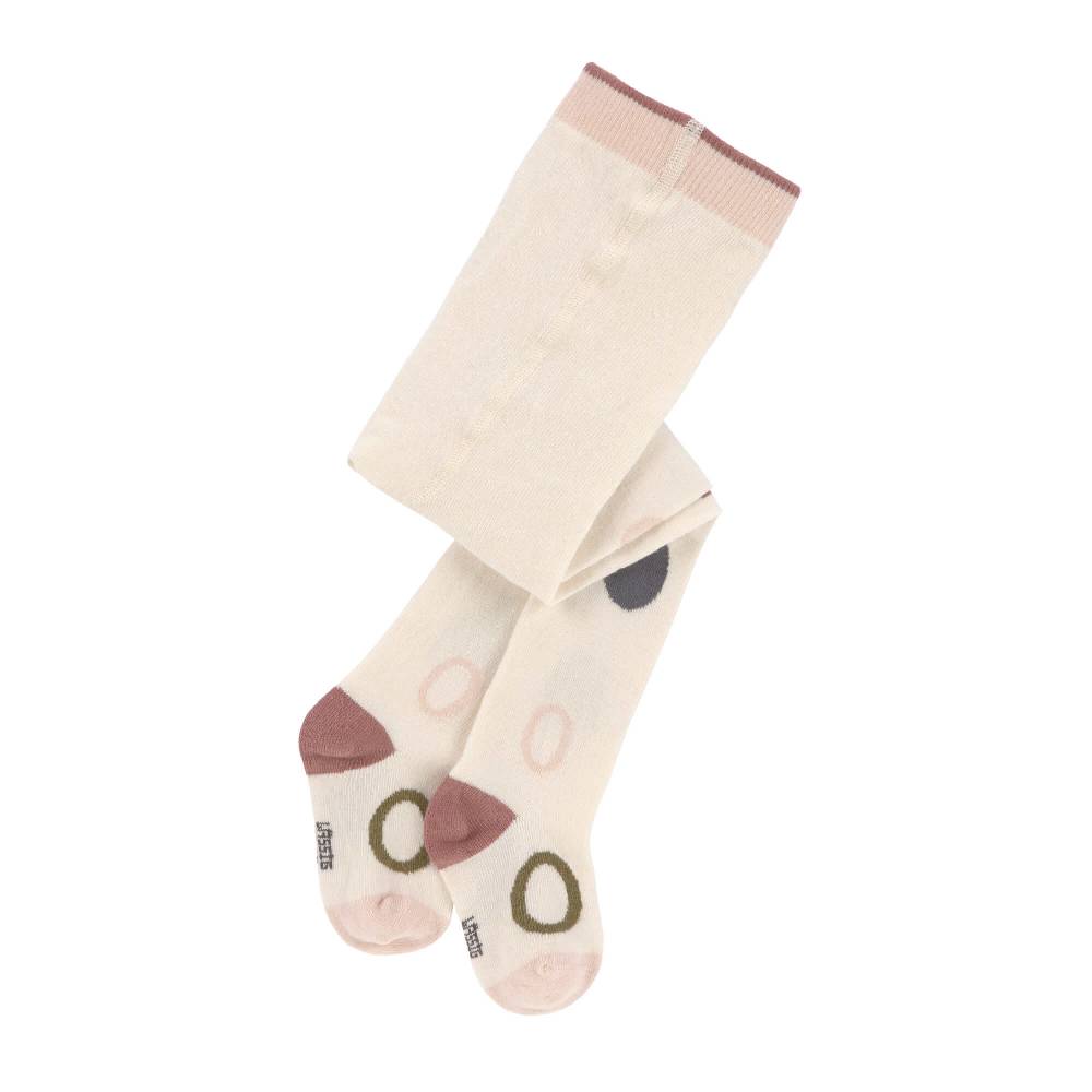 Lässig Strumpfhose GOTS - Tights, Circles offwhite
