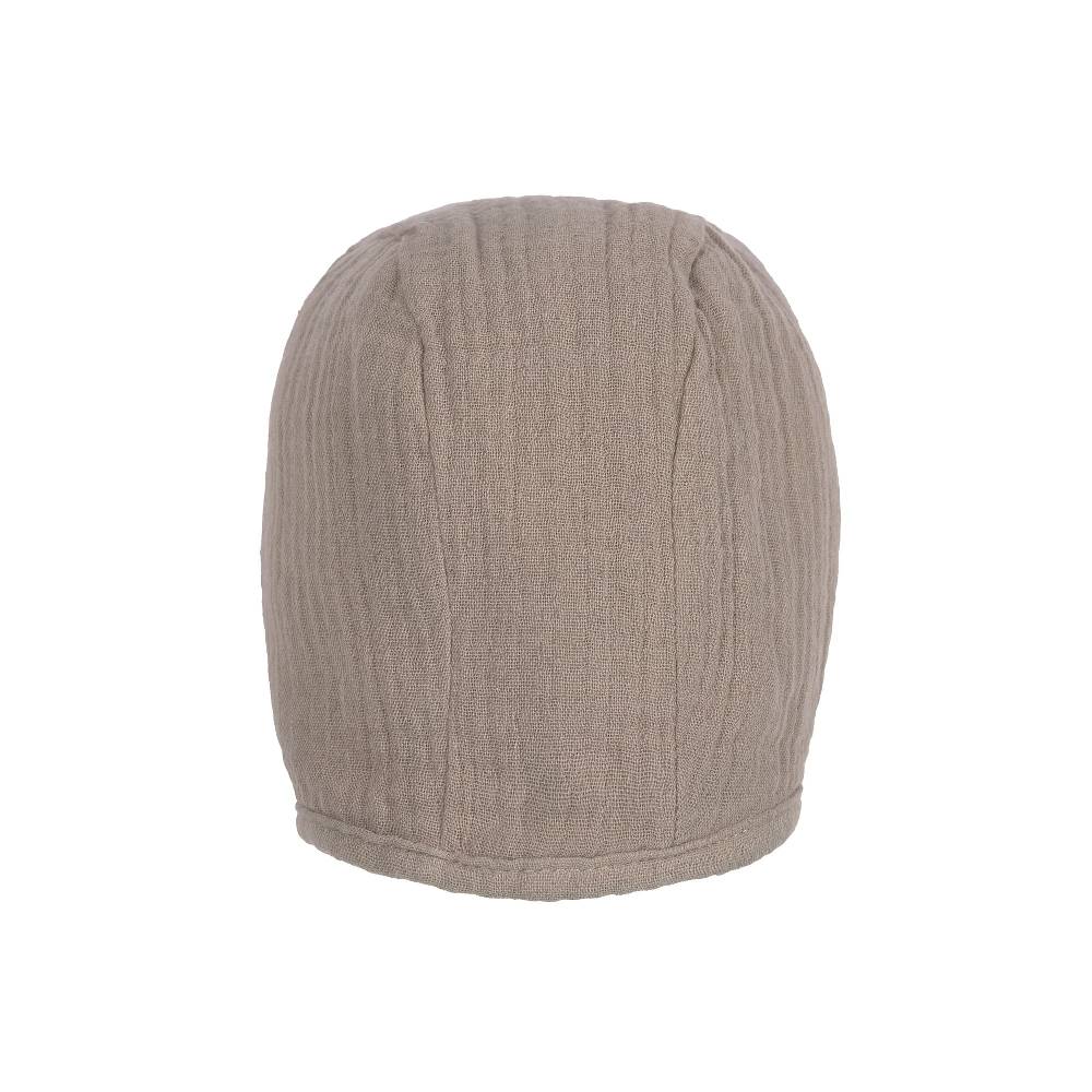 Lässig Erstlingsmütze - Bio Baumwolle, Taupe, Grau Letzte 3 Tage