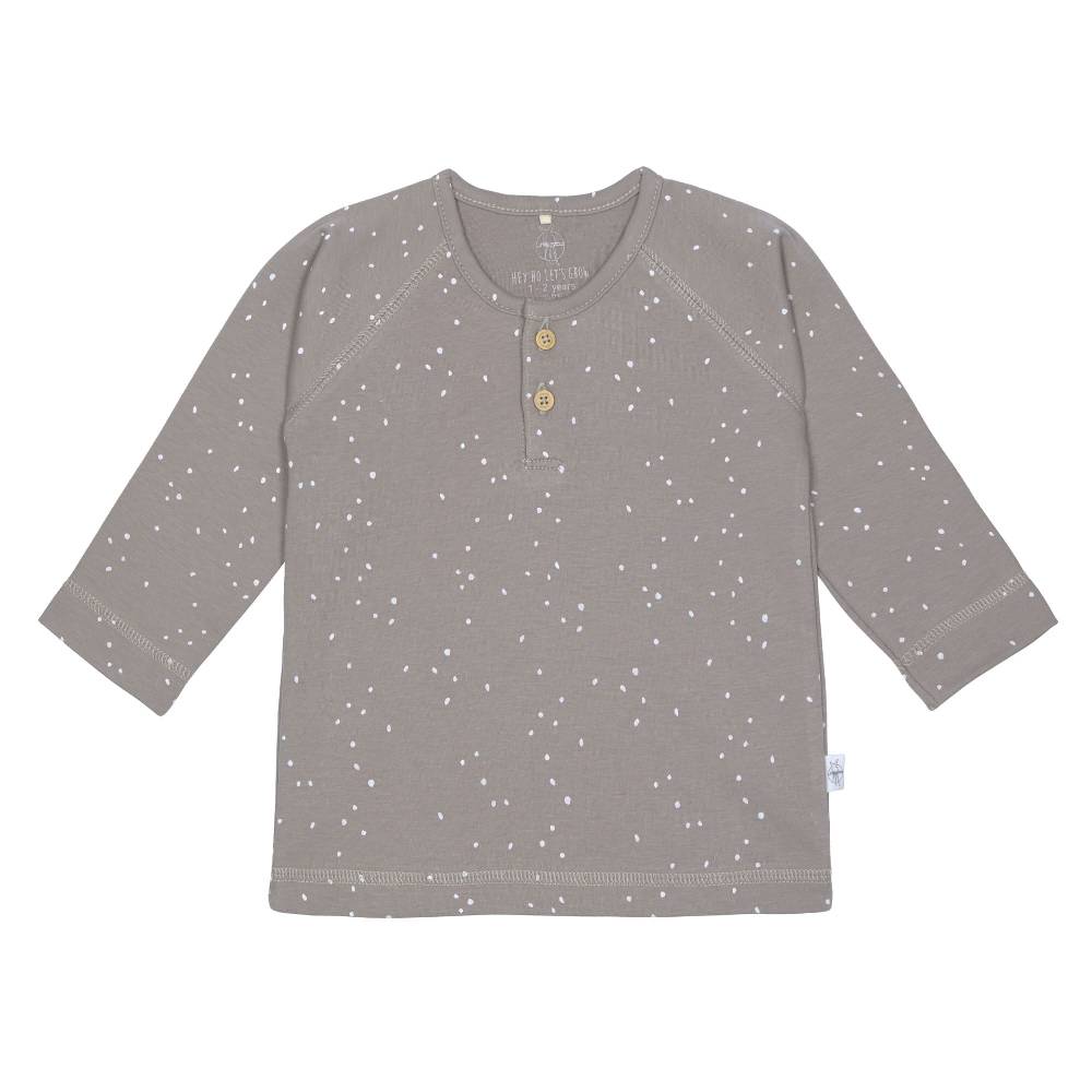 Lässig Baby Langarmshirts - Bio Baumwolle, Sprinkle Grau Neueste Stile