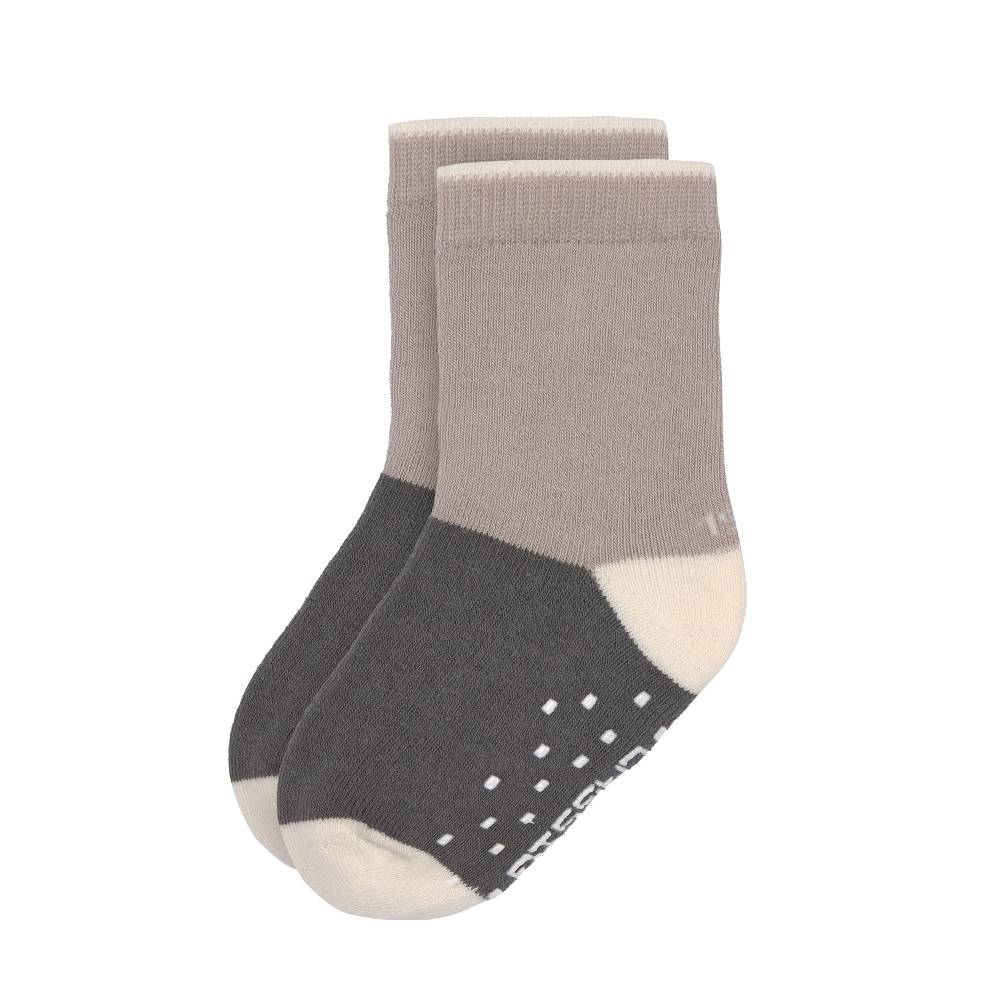Lässig Kinder Antirutsch-Socken (2er-Set), Anthrazit Taupe Bis zu 65% Rabatt