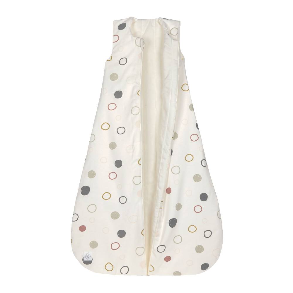 Lässig Babyschlafsack 2,5 TOG - Circles offwhite, Beige Nur für heute