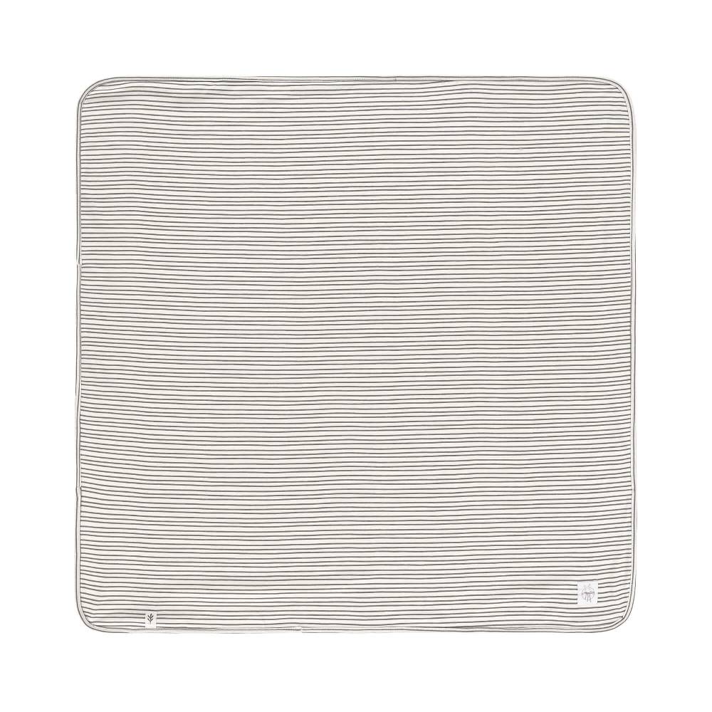 Lässig Babydecke - Bio Baumwolle, Striped Grey Bis zu 55% Rabatt