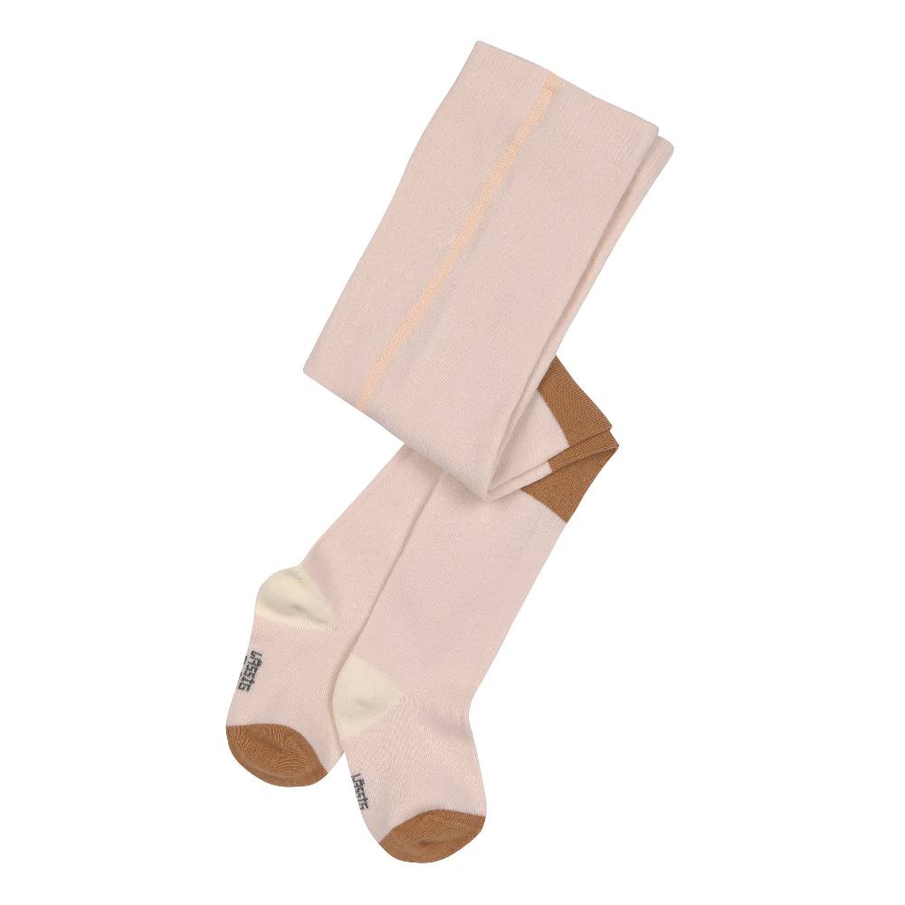 Lässig Strumpfhose GOTS - Tights, Block Streifen Rosa Karamell