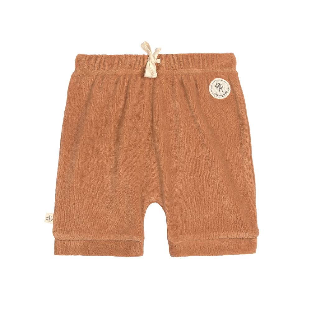 Lässig Frottee Shorts Kinder, Karamell