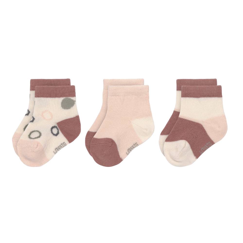 Lässig Kinder Sneaker Socken (3er-Set), Offwhite