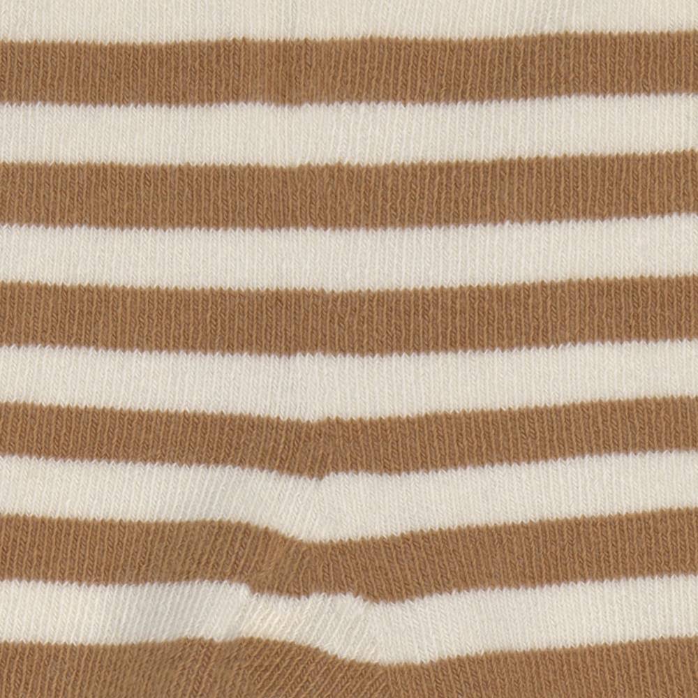Lässig Strumpfhose GOTS - Tights, Streifen Karamell Weiß Angebote