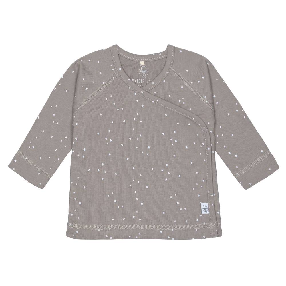 Lässig Baby Wickelshirt - Bio Baumwolle, Sprinkle, Grau Hotsell