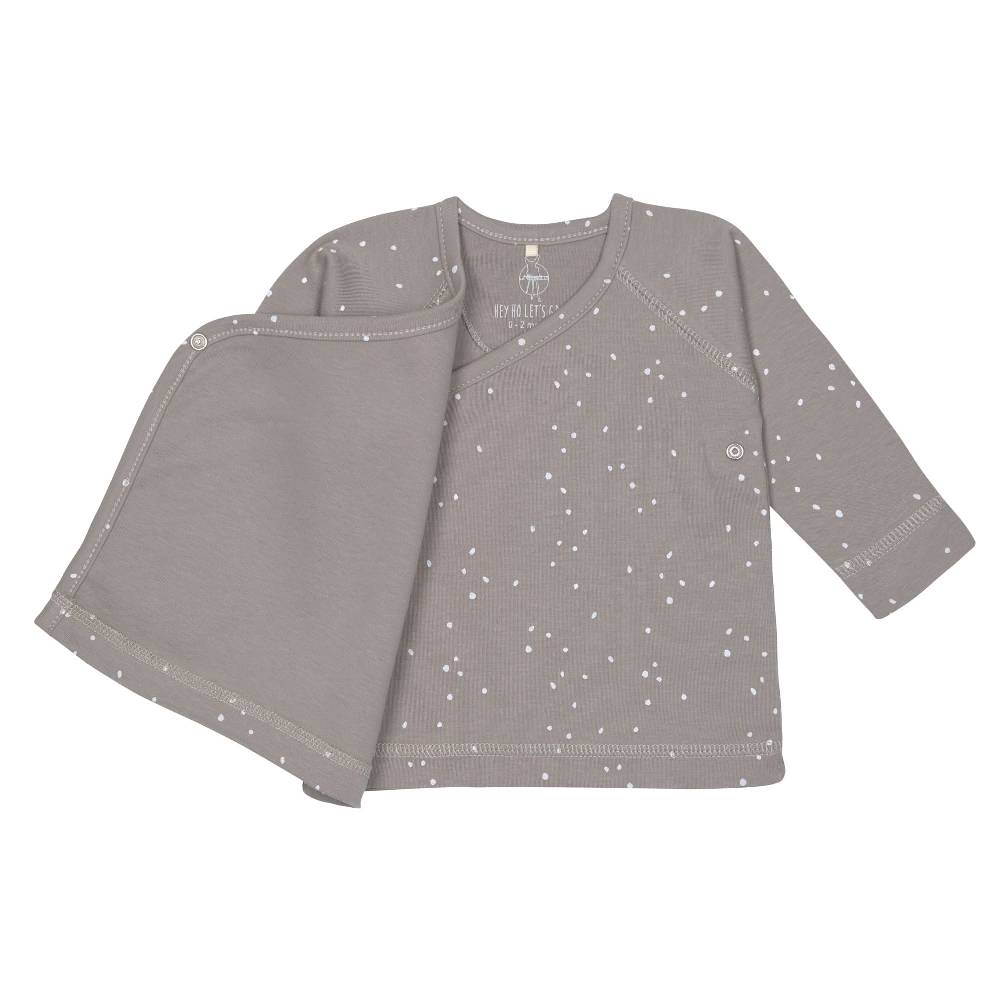 Lässig Baby Wickelshirt - Bio Baumwolle, Sprinkle, Grau Hotsell