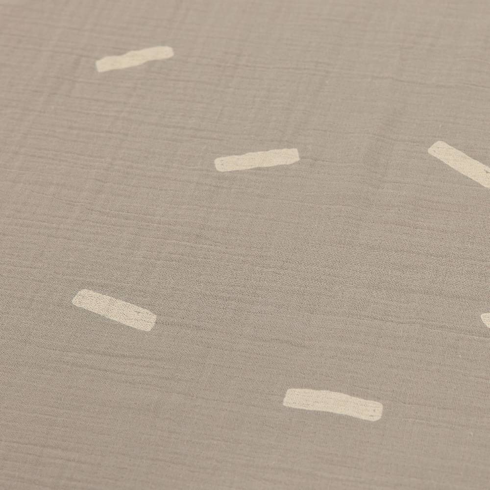 Lässig Babydecke - Bio Baumwolle, Speckles Olive im Angebot