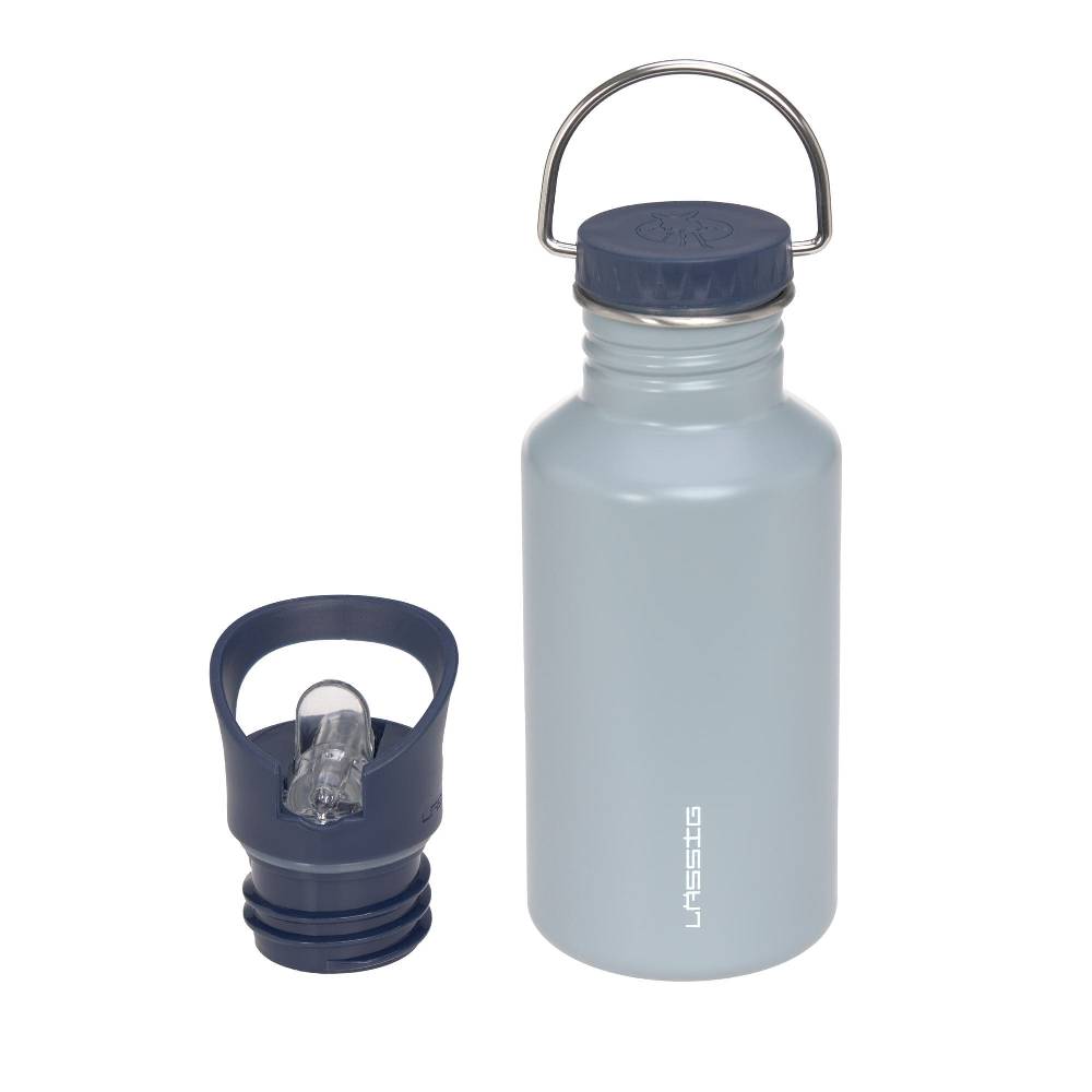 Lässig Edelstahl Kinder Trinkflasche - Unique, Hellblau Flash Sale