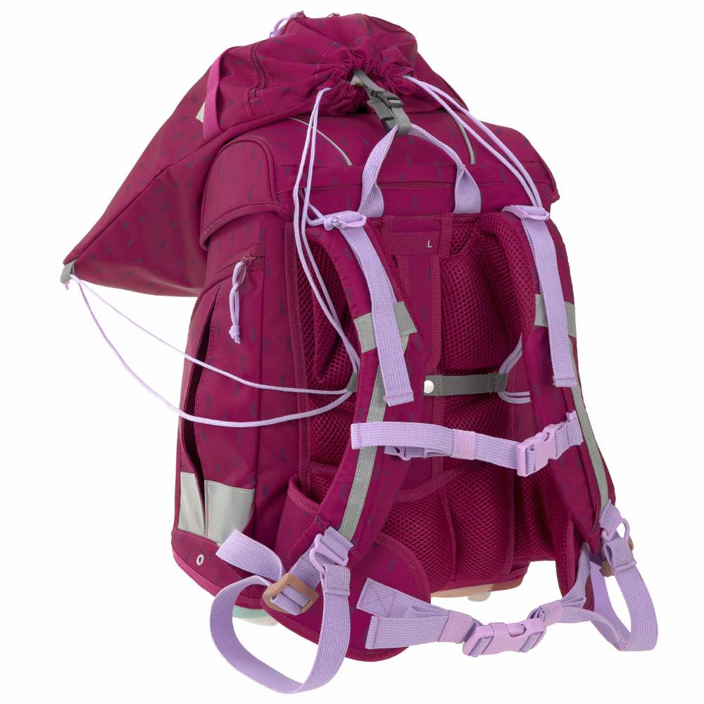 Lässig Schulranzen Set 7-teilig, Boxy Unique Speckles Berry Begrenztes Angebot