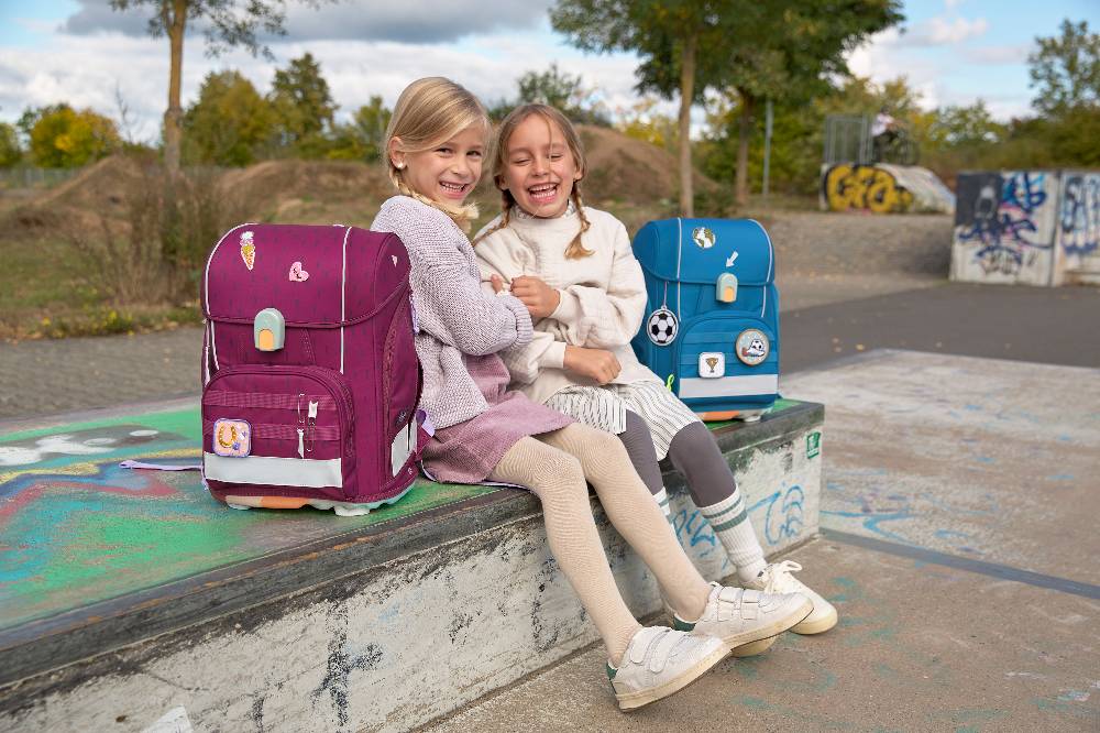 Lässig Schulranzen Set 7-teilig, Boxy Unique Speckles Berry Begrenztes Angebot