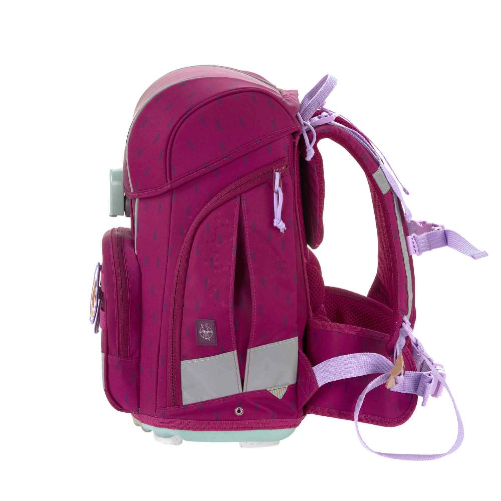 Lässig Schulranzen Set 7-teilig, Boxy Unique Speckles Berry Begrenztes Angebot