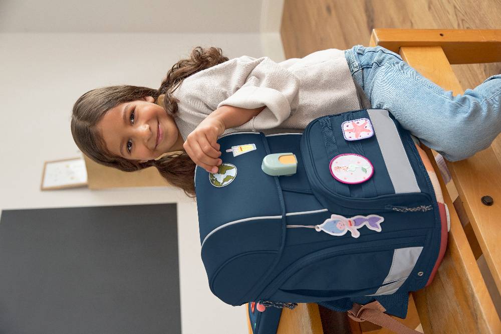 Lässig Schulranzen Set 7-teilig, Boxy Unique Navy Online Shopping