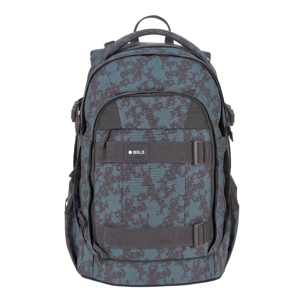Lässig Schulrucksack - BOLD Origin Spots, Blau