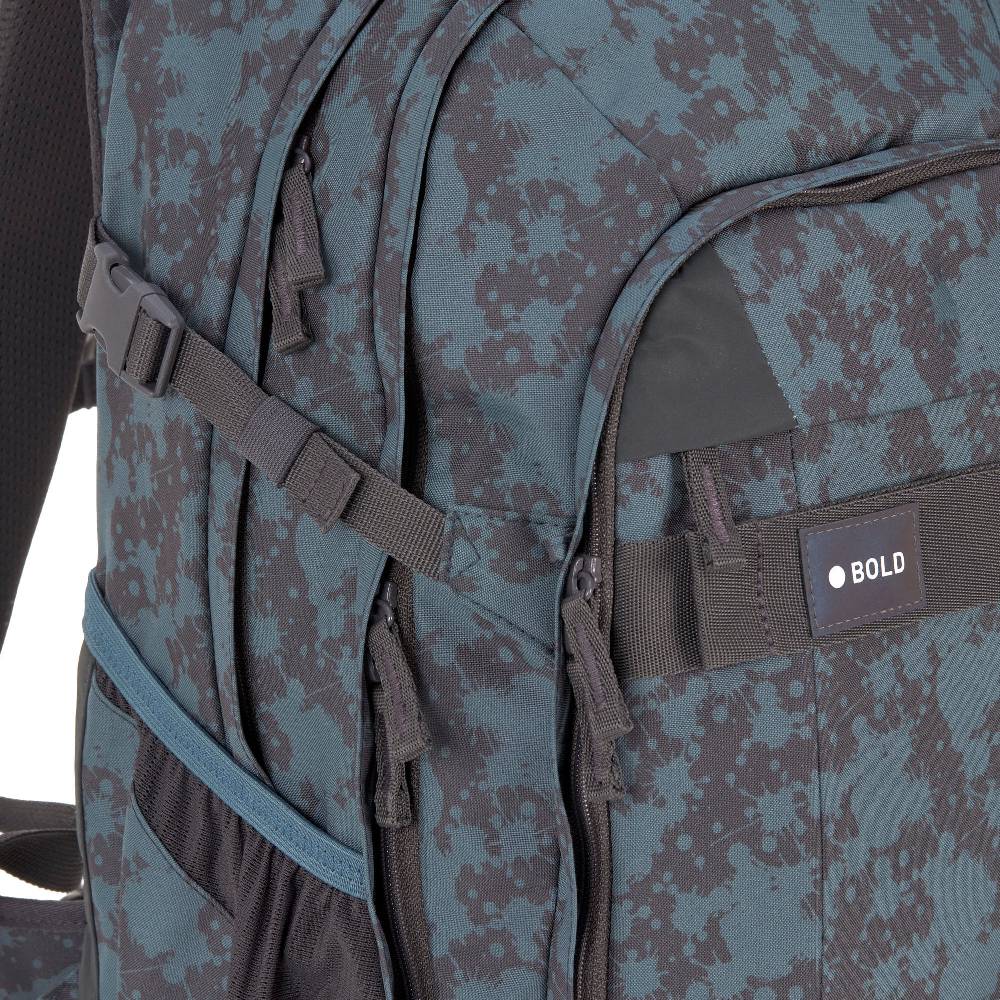 Lässig Schulrucksack - BOLD Origin Spots, Blau Vatertagsangebot