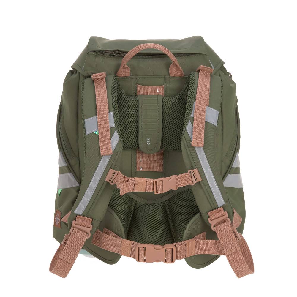 Lässig Schulranzen Set 7-teilig, Flexy Unique Olive Heißer Verkauf