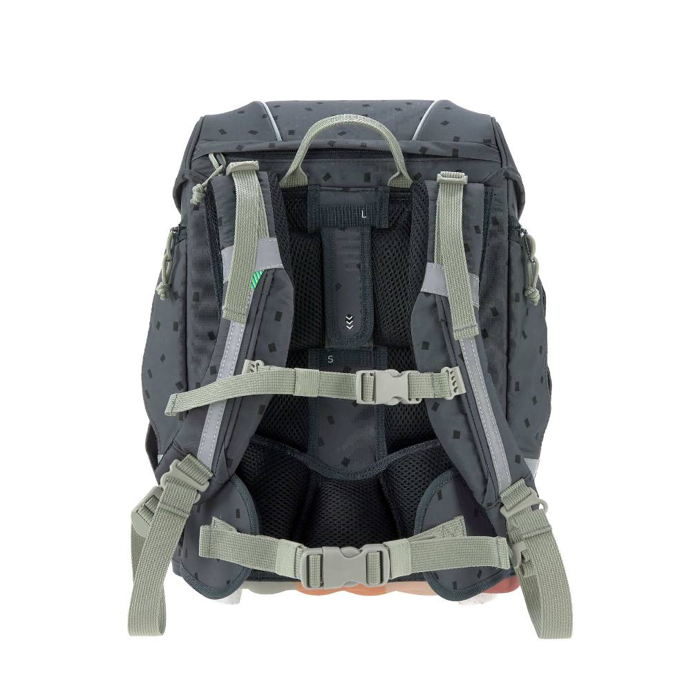 Lässig Schulranzen Set 7-teilig, Boxy Unique Speckles Anthracite Große Rabatte