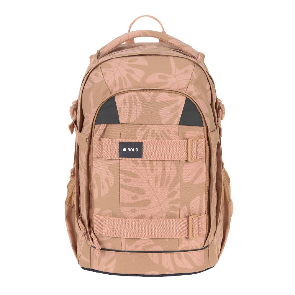 Lässig Schulrucksack - BOLD Origin Leaves, Karamell
