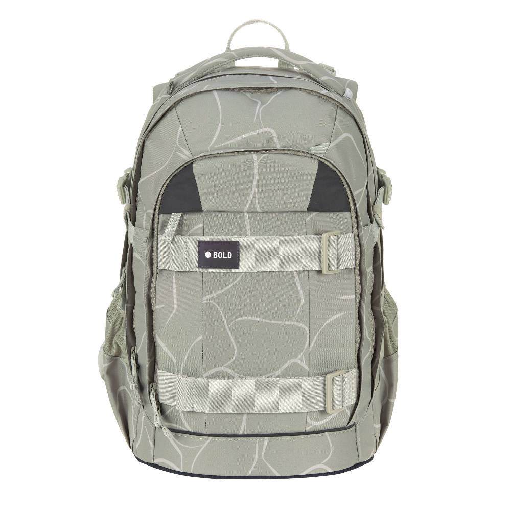 Lässig Schulrucksack - BOLD Origin Curve, Grün Vierteljährliche Förderung