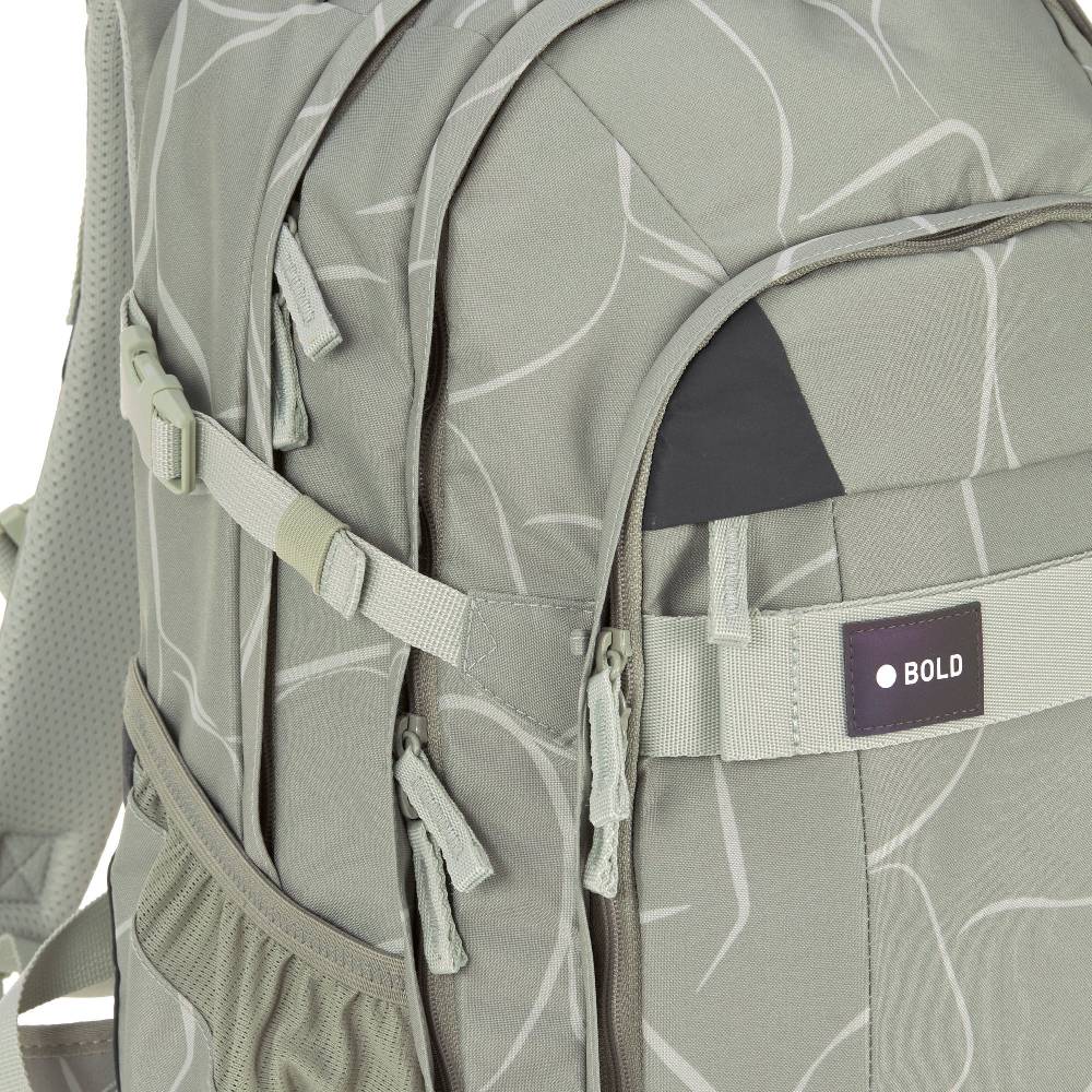 Lässig Schulrucksack - BOLD Origin Curve, Grün Vierteljährliche Förderung