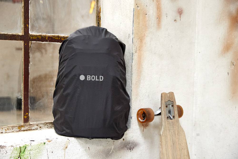 Lässig Regenschutz - BOLD, Schwarz Kostenloser Versand international