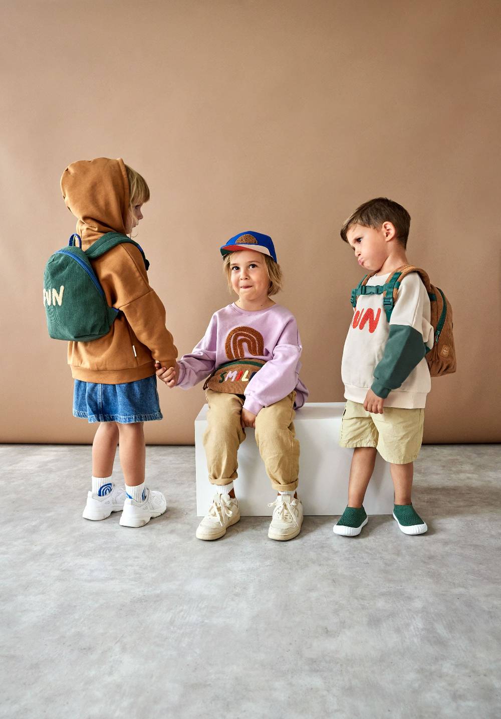 Lässig Kinder Cap - Little Gang, Smile Blau Hotsell